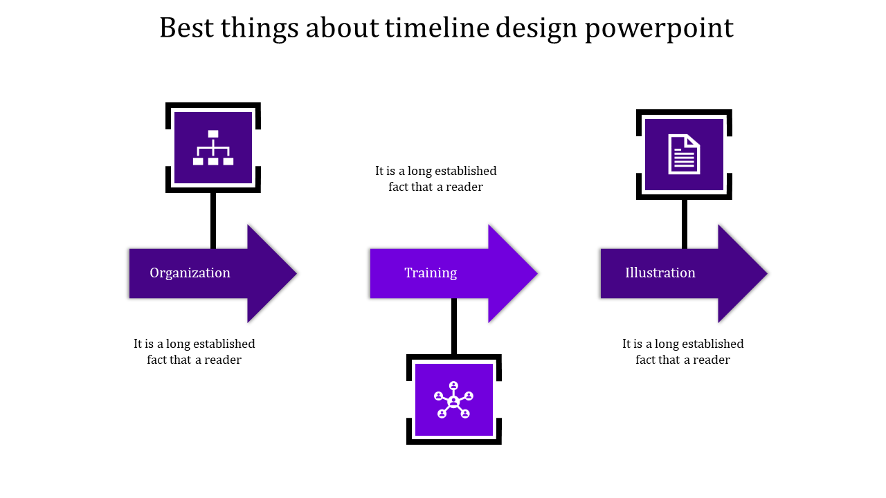 Attractive Timeline Design PowerPoint With Three Nodes